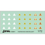 ATOD72001 WW.II 独 航空機点検用デカール パート1 [1/72 デカール]