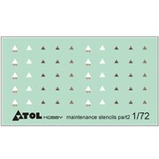 ATOD72002 WW.II 独 航空機点検用デカール パート2 [1/72 デカール]
