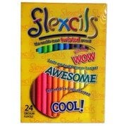 flexcils-フレキシルズ- クレヨン ラウンドシェイプ 24色入り FLE124-07RCP