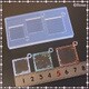 C-613 スクエアミール皿型 中 [フローレ ソフトモールド シリコン型シリーズ]