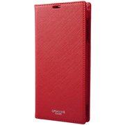 EURO Passione Book PU Leather Case [AQUOS R2 Red]