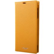EURO Passione Book PU Leather Case [AQUOS R2 Yellow]