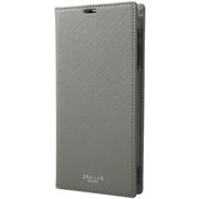 EURO Passione Book PU Leather Case [AQUOS R2 Gray]