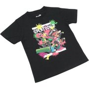 スプラトゥーン2 KIDS ガチバトルTシャツ BLK 110cm [キャラクターグッズ]