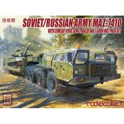 MODUA72153 ソ連/ロシア軍 MAZ-7410 w/ChMZAP-9990 セミトレーラー＆T-80BV 主力戦車 セット [1/72 プラモデル ミリタリーシリーズ]