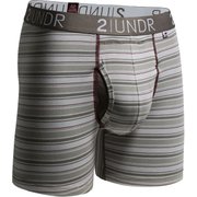 Swing Shift 6 BOXER BRIEF GREY/WHITE STRIPE (股下約15cm) Sサイズ