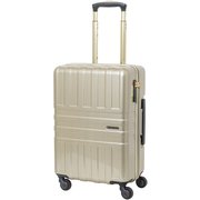 スーツケース 旅行日数目安：1～2泊 37L TSAロック搭載 機内持ち込み可 SK-0782-48 ゴールドヘアライン