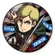 進撃の巨人 とびだすたいる！BIG缶バッジ エルヴィン [キャラクターグッズ 約76mm]