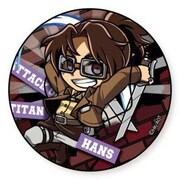 進撃の巨人 とびだすたいる！BIG缶バッジ ハンジ [キャラクターグッズ 約76mm]