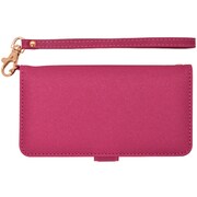 4052L03K [LG style L-03K ケース/カバー 手帳型 ハンドストラップ付き マゼンタ LG スタイル スマホケース]