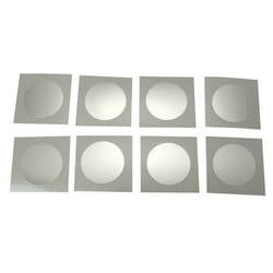 衝突防止シール ミラシルバー アクリル Φ30 8P 8073