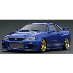 イグニッションモデル 1/18 R34 GT-R トップシークレット ブルー-