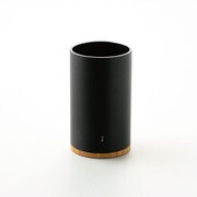 Round Bamboo Pen case_Black SL-0701