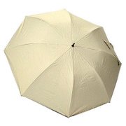 27303BE [ショートワイド傘 裾ヒートカット 折りたたみ傘 晴雨兼用 55cm ベージュ]