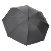 27303BK [ショートワイド傘 裾ヒートカット 折りたたみ傘 晴雨兼用 55cm ブラック]