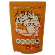 大豆粉と米粉のパンケーキミックス 200g