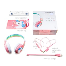 キッズ用ヘッドフォン BuddyPhones COSMOS FUN ユニコーン onanoff BuddyPhones Cosmos Fun (ホワイト) キッズ用ヘッドホン