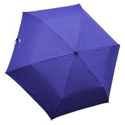 1312-NV [無地×ドットネーム 折りたたみ竹手元雨傘 ネイビー ポリエステル100％ 50cm 楽折りミニ]