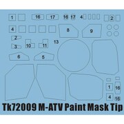TMOTK72009 M-ATV用ペイントマスクシール [1/72 塗装マスクシールギャラクシーホビー用]