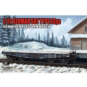 TMOTK7304 ドイツ軍 重平貨車 Ssys タイプ 50t [1/72 ミリタリーシリーズ プラモデル]