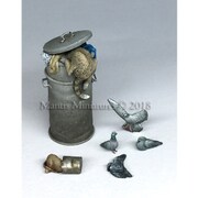Man35116 動物セット32 ネコ ハト ネズミ [1/35 レジン製ミリタリーフィギュア]