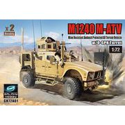 GHY72A01D M1240（M-ATV） MRAP w/O-GPK砲塔 2キット [1/72 ミリタリーシリーズ プラモデル]