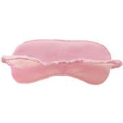 夜美容シルク おやすみアイマスク ピンク