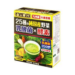 日本薬健 金の青汁 25種の純国産野菜 乳酸菌×酵素 30 - ヨドバシ.com