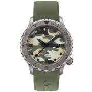 Diving Watches(ダイバーズウォッチ) U1 SS シリコン 100BAR 迷彩 世界500本限定 ナイロンベルト付き U1.Camouflage(カモフラージュ)