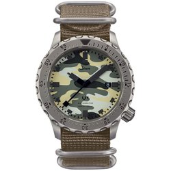 ジン SINN U1.Camouflage（カモフラージュ） [Diving Watches（ダイバーズウォッチ） U1 SS シリコン 100BAR  迷彩 世界500本限定 ナイロンベルト付き] 通販【全品無料配達】 - ヨドバシ.com