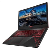 ゲーミングノートパソコン 15.6型(4K UHD/3,840×2,160)/Core i7-8550U/GTX 1050/メモリ16GB/SSD 256GB+HDD 1TB/ ビデオメモリ4GB/ 802.11ac/ Windows 10 Home 64bit/ BT4.1/ 指紋認証センサ搭載/ブラック FX570UD-I7G1050