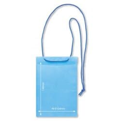カラーイベント名札 ハガキ用 50枚入 青 VN-8539-B