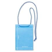 カラーイベント名札 ハガキ用 50枚入 青 VN-8539-B