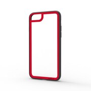 LINKASE CLEAR Gorilla Glass for iPhone 8/7 [レッド縁・ブラックTPU]