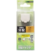 分配アダプタ 6極4芯 回線用 白 DA-42/WH