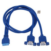USB-021 [パネルマウント用USB3.0ケーブル ヘッダー接続]