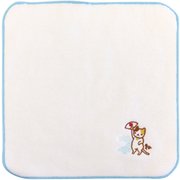 今治刺繍ミニタオル 猫と波