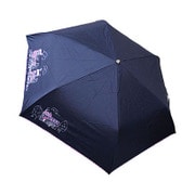 27552NV [折りたたみ傘 晴雨兼用 C／C フレンチヴィレッジビュー刺繍 ネイビー 50cm 楽折りミニ]