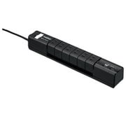 PPSR-UTAP6ABK [雷サージ 電源タップ 6個口 USBポート2個付き 1.8m ブラック]