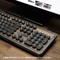 ヨドバシ.com - AZIO MK-RETRO-W-01B-JP [タイプライター型クラシック