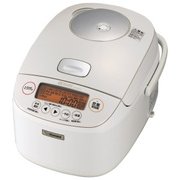 圧力IH炊飯ジャー 極め炊き 鉄器コートプラチナ厚釜 1升炊き ホワイト NP-BH18-WA