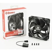 ツイスターベアリング搭載 12mmケースファン ブラック UCTBA12P