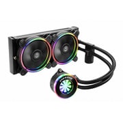 アドレッサブル型RGB LEDファン搭載 240mm水冷CPUクーラー ELC-LF240-RGB