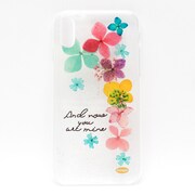押し花スマホケース Disegno(ディセーニョ) Will6 for iPhone X [iPhone用ケース]