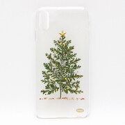 押し花スマホケース Disegno(ディセーニョ) Christmas2 for iPhone X [iPhone用ケース]