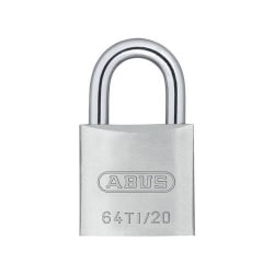 ABUS TITALIUM南京錠 20mm 3本キー BP-64TI-20KD