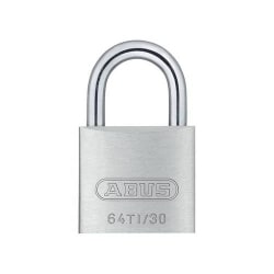 ABUS TITALIUM南京錠 30mm 3本キー BP-64TI-30KD