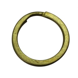 平キーリング25mm Aゴールド No.133