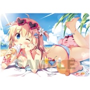 キャラクター万能ラバーマット E☆2 ぱん オトナSUMMER♪ [短辺約370×長辺約520×厚さ約2mm]