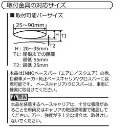 ヨドバシ.com - CARMATE CARMATE INNO イノー BRM466BK [inno ルーフ